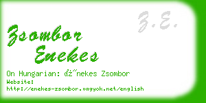 zsombor enekes business card